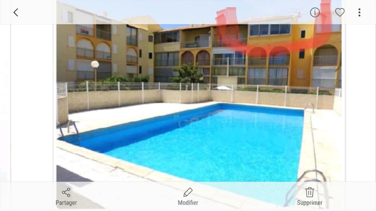 F3 Narbone-Plage Avec Solarium 250M De La Mer Vue Mer Et Clape Narbonne-Plage Eksteriør billede